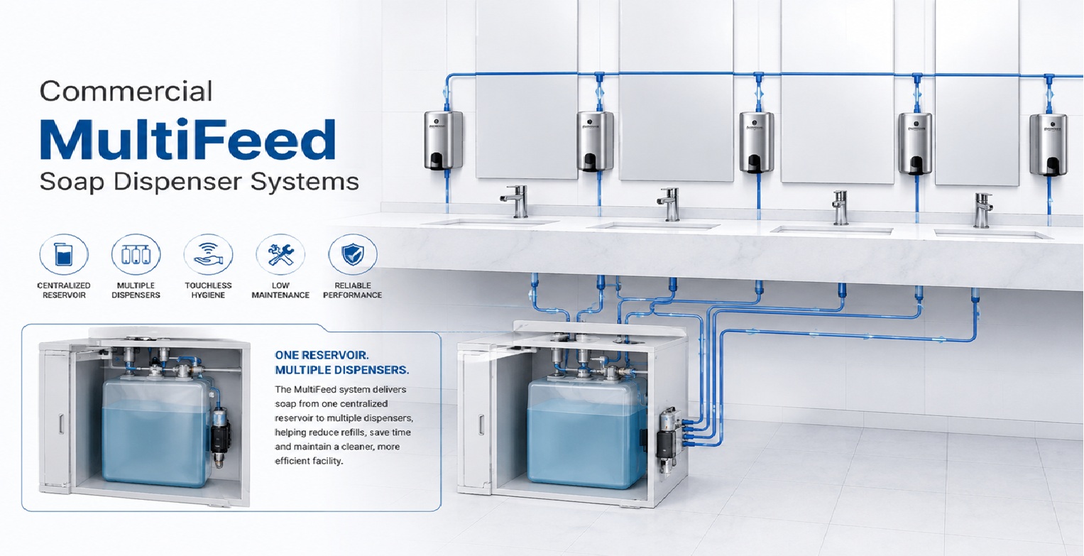 Commercial MultiFeed Soap Dispenser Systems